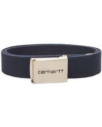 Carhartt WIP Chrome Clip Belt - Blue