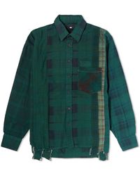 Needles - Rebuild 7 Cuts Over Dyed Flannel Shirt - Lyst