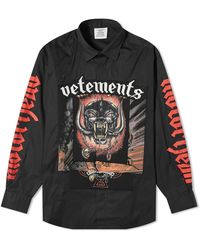 Vetements - Motorhead Jersey Shirt - Lyst