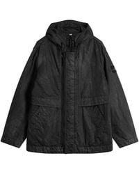 Stone Island - Dense Nylon-Tc Hand Sprayed Reflective Parka - Lyst