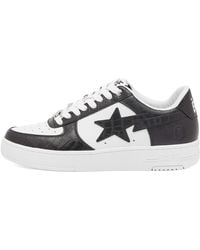 A Bathing Ape - Croc Printed Bape Sta Sneaker - Lyst