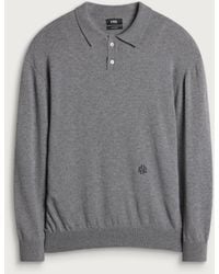 END. - Monogram Knitted Polo - Lyst