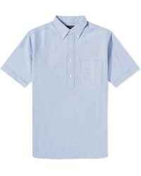 Beams Plus - Bd Popover Short Sleeve Oxford Shirt - Lyst