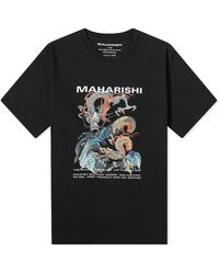 Maharishi - Double Dragon T-Shirt - Lyst