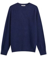 YMC - Suedehead Crew Neck Jumper - Lyst