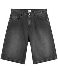 Arte' - Round Pocket Denim Shorts - Lyst