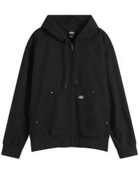Dickies - Unlined Canvas Hooded Bomber Jacket - Lyst