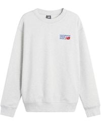 New Balance - Athletics Relaxed Premium Crewneck - Lyst