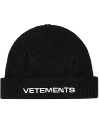 Vetements - Logo Beanie Hat - Lyst