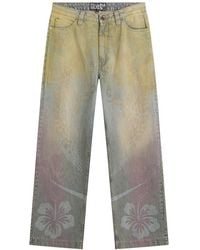 PAOLINA RUSSO - Denim Baggy Trousers - Lyst