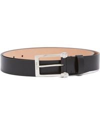 McQueen - Twin Skull Leather Belt - Lyst