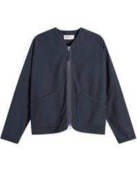 Universal Works - Slub Sateen Zip Liner Jacket - Lyst