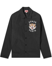 KENZO - Lucky Tiger Padded Coach Jacket - Lyst