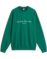 Sporty & Rich - Ny Tennis Club Crew Sweatshirt - Lyst