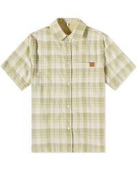 Loewe - Short Sleeve Check Shirt - Lyst