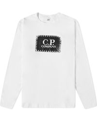 C.P. Company - Long Sleeve Patch Logo T-Shirt - Lyst