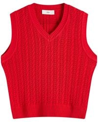 DUNST - Crochet Knit Vest - Lyst