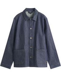 A.P.C. - Kerlouan Denim Jacket - Lyst