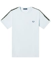 Fred Perry - Contrast Tape Ringer T-Shirt - Lyst