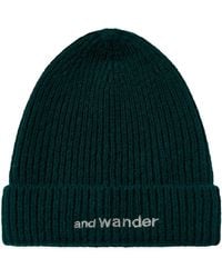 and wander - Shetland Wool Beanie - Lyst