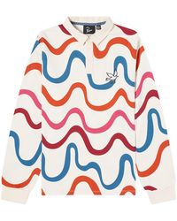 by Parra - Colored Soundwave Rugby Shirt - Lyst