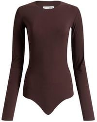 Maison Margiela - Mm6 Long Sleeve Bodysuit - Lyst