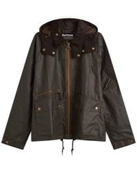 Barbour - Re-Engineered Bardon Spey Wax Jacket - Lyst
