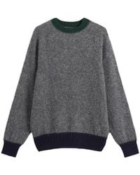 Howlin' - Howlin' Captain Harry Contrast Trim Jumper - Lyst