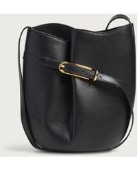 Liffner - Belted Leather Bucket Bag - Lyst