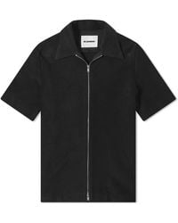 Jil Sander - Jil Sander Plus Fine Cord Zip Short Sleeve Shirt - Lyst
