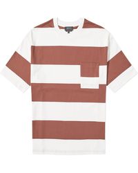 A.P.C. - Anthony Block Stripe T-Shirt - Lyst