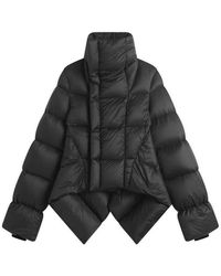 Rick Owens - Naska Duvet High Neck Padded Jacket - Lyst