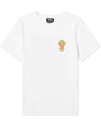 A.P.C. - Remy Vegetable Print T-Shirt - Lyst