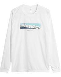 Montbell - Wickron Mountain Range Longsleeve T-Shirt - Lyst