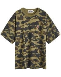 A Bathing Ape - 1St Camo One Point T-Shirt - Lyst