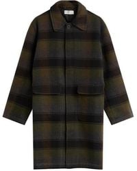 Universal Works - Berlin Wool Check Account Coat - Lyst