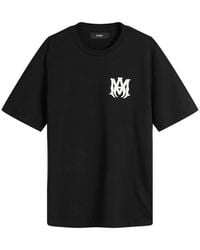 Amiri Crystal Core Logo T-shirt in Black for Men | Lyst