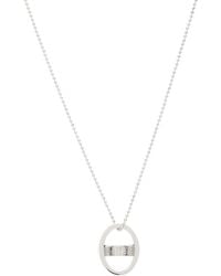 Maison Margiela - Open Signet Necklace - Lyst