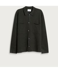 NN07 - Jonas Boiled Wool Overshirt - Lyst