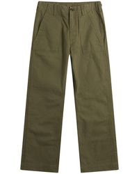 Drake's - Twill Fatigue Trousers - Lyst