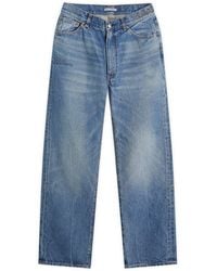 Uniform Experiment - Damaged Denim Jeans - Lyst