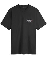 DSquared² - Milano Small Logo T-Shirt - Lyst