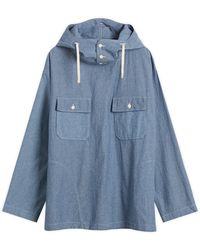 Engineered Garments - Chambray Cagoule Shirt - Lyst