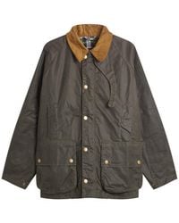 Barbour Heritage+ Flyer Wax Field Jacket in Green for Men | Lyst UK