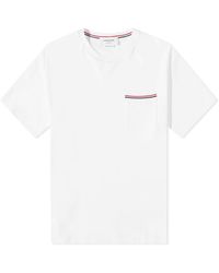 Thom Browne - Oversized Stripe Pocket T-Shirt - Lyst