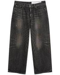 Neighborhood - Washed Denim Dp Wide Jeans - Lyst