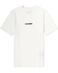 Jil Sander - Plus T-Shirt With Front Logo - Lyst