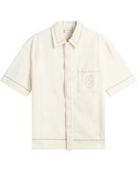 Drole de Monsieur - Cotton Embroidered Shirt - Lyst