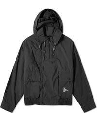 and wander - Water Repellant Light Popover Jacket - Lyst