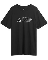 Nike - Acg Running Trail T-Shirt - Lyst
